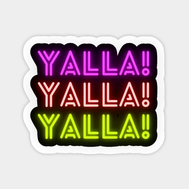 3x Yalla! Sticker by LCH Designs